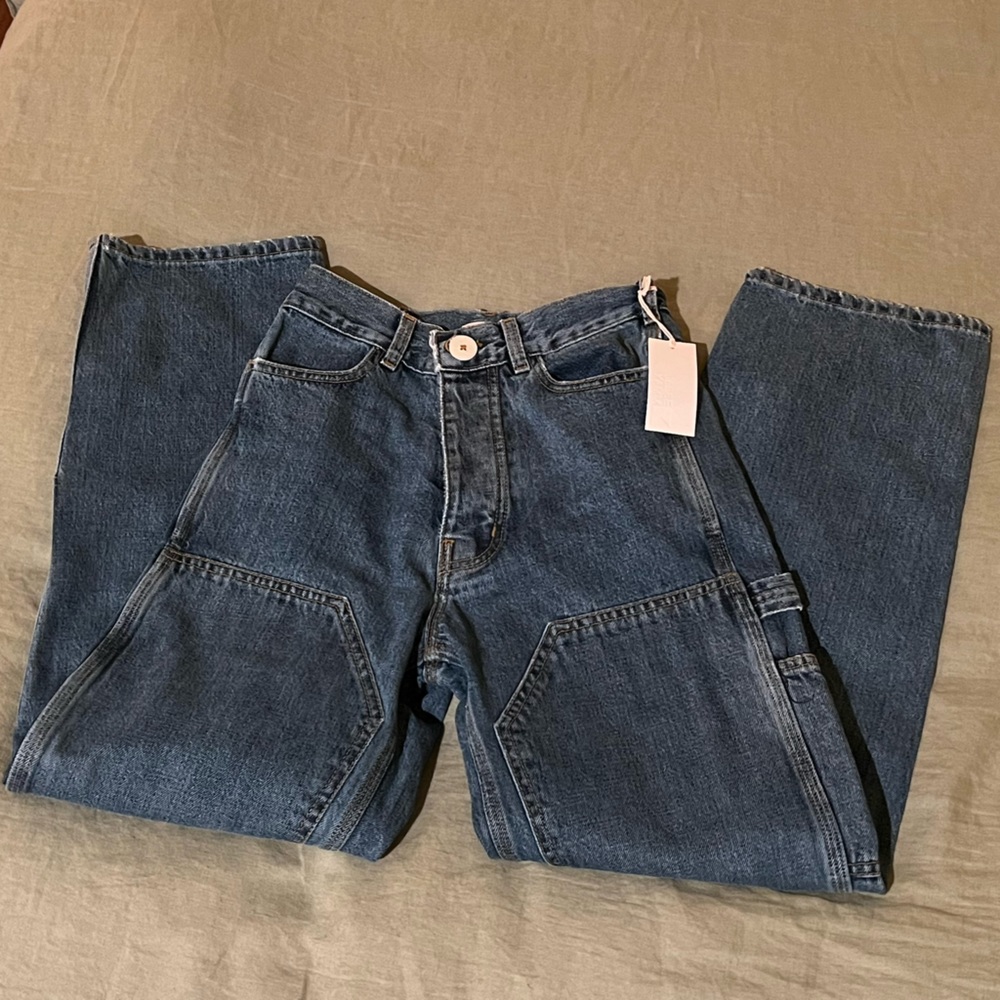NWT PATCHFRONT HANDY PANTS ^ BLUE JAPANESE DENIM
